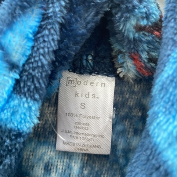 🎮 NWT- Boy's GAMER Soft Fleece Robe & Slippers Size S - Picture 6 of 9